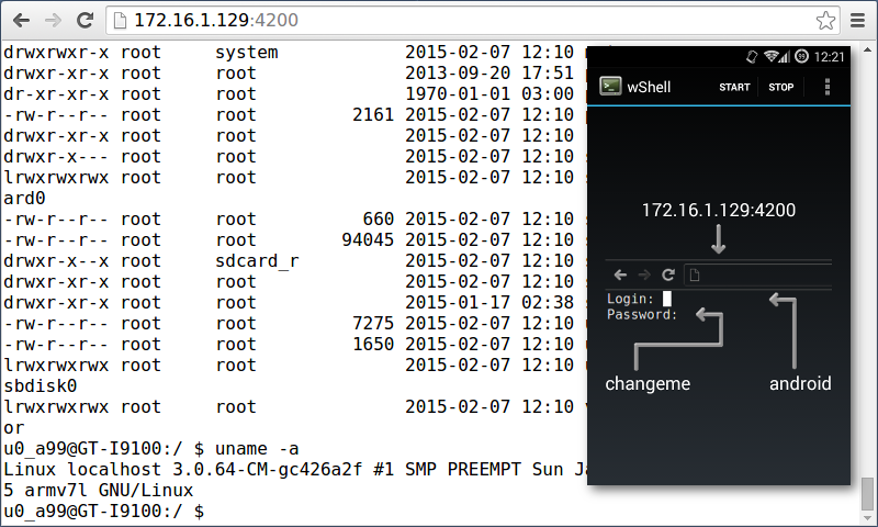 Terminal for Android